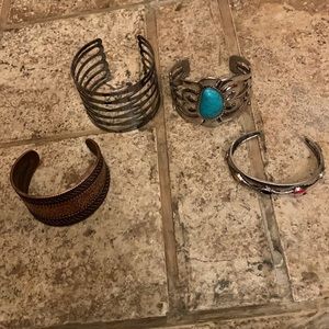 4 cuff bracelets